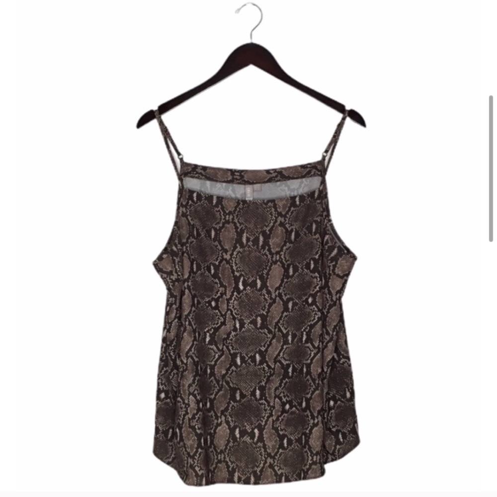 ASOS Cami with Square Neck Snake print